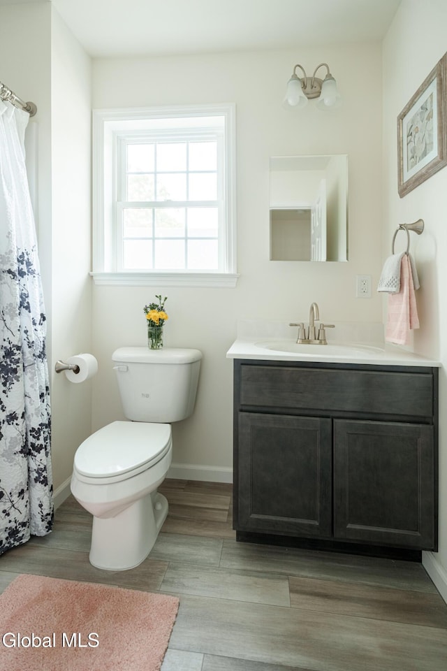 422 Summit Ave, Schenectady, NY 12307 - bathroom with vanity and wood finished floors