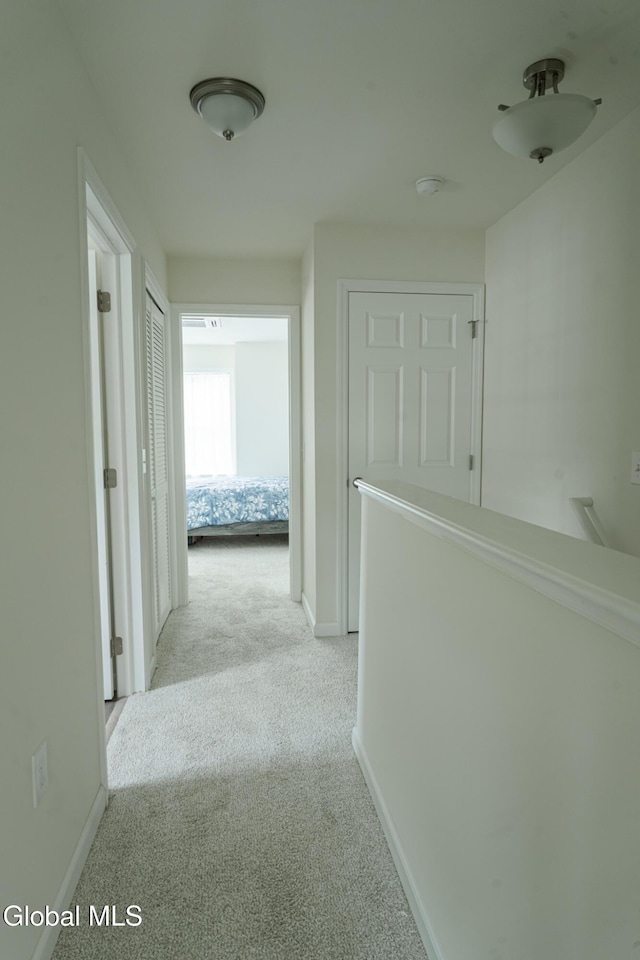 422 Summit Ave, Schenectady, NY 12307 - hall featuring carpet and baseboards