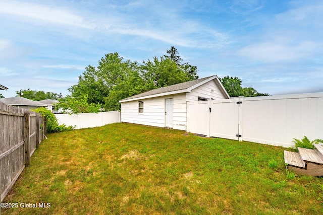 107 Frederick Ave, Colonie, NY 12205 - fenced backyard with a gate