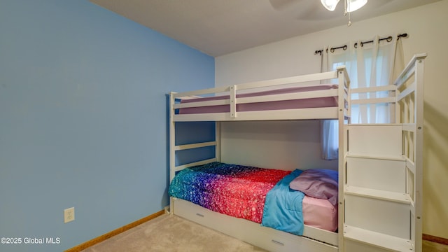 324 Elsmere Ave, Bethlehem, NY 12054 - bedroom featuring carpet flooring and a ceiling fan