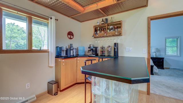 324 Elsmere Ave, Bethlehem, NY 12054 - indoor dry bar featuring light wood finished floors