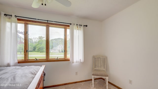 324 Elsmere Ave, Bethlehem, NY 12054 - bedroom with baseboards and a ceiling fan