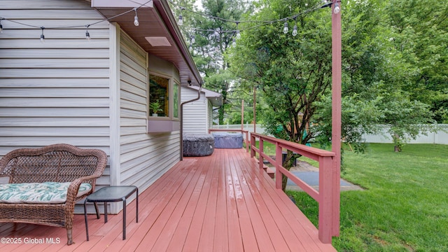 324 Elsmere Ave, Bethlehem, NY 12054 - view of wooden deck