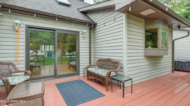 324 Elsmere Ave, Bethlehem, NY 12054 - view of wooden deck