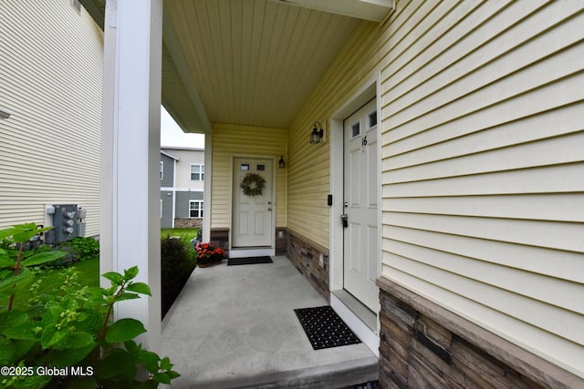 16 Anthony Pl, Ballston, NY 12020 - view of exterior entry with covered porch