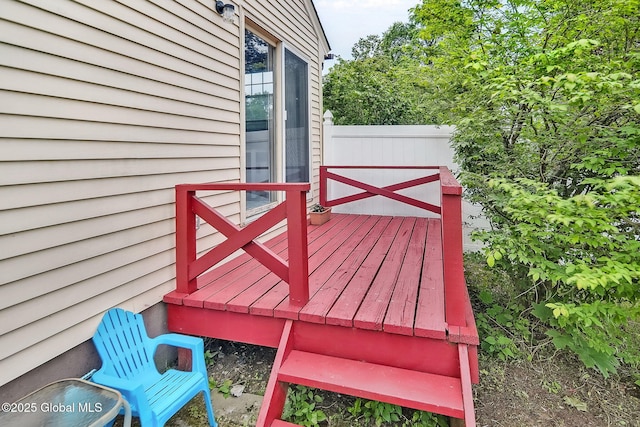 17 Malpass Rd, Guilderland, NY 12203 - view of wooden deck