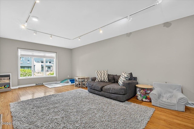 1 Fox Run, Colonie, NY 12110 - living area featuring track lighting and wood finished floors