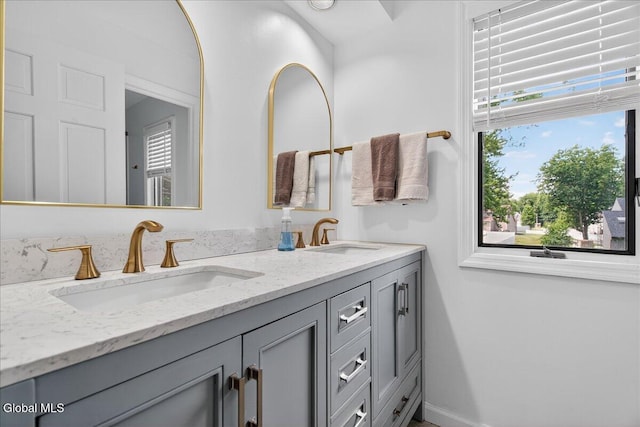 1 Fox Run, Colonie, NY 12110 - full bath featuring double vanity and baseboards
