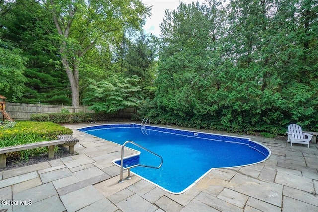 1 Fox Run, Colonie, NY 12110 - view of pool with a patio area and a fenced backyard