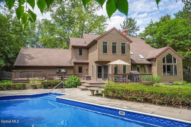 1 Fox Run, Colonie, NY 12110 - outdoor pool with a deck