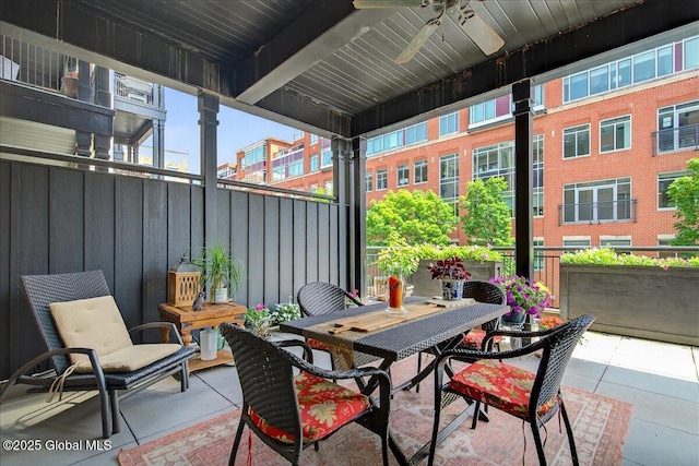 70 Railroad Pl Unit 207, Saratoga Springs, NY 12866 - view of patio / terrace featuring outdoor dining space