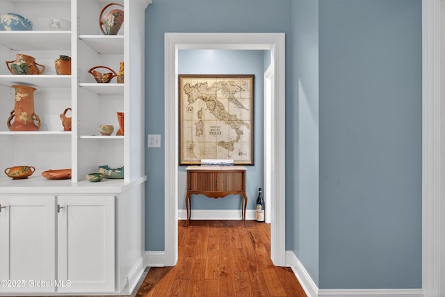 6 Corinne Ct, Saratoga, NY 12866 - hall with wood finished floors and baseboards