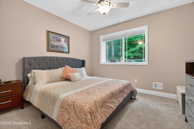6 Corinne Ct, Saratoga, NY 12866 - carpeted bedroom with baseboards and ceiling fan