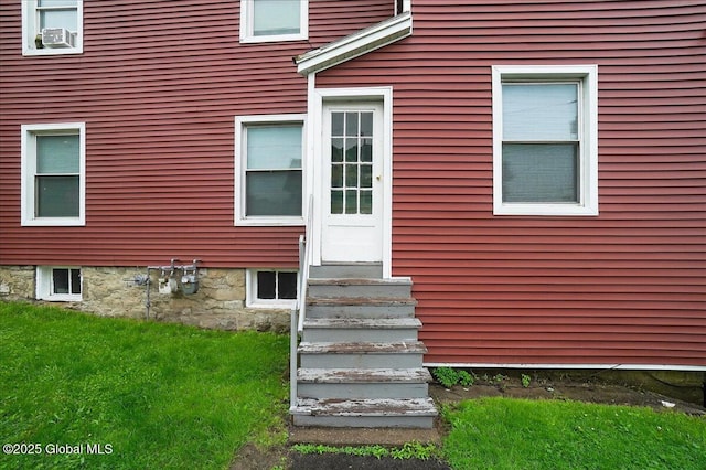 329 E Main St, Amsterdam, NY 12010 - view of exterior entry with cooling unit