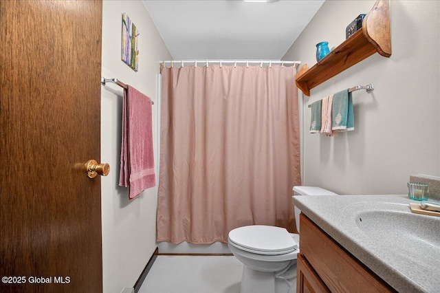 585 Logtown Rd, Glen, NY 12072 - bathroom with vanity and shower / bath combo with shower curtain