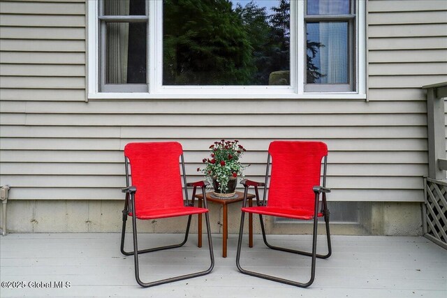 585 Logtown Rd, Glen, NY 12072 - view of wooden terrace