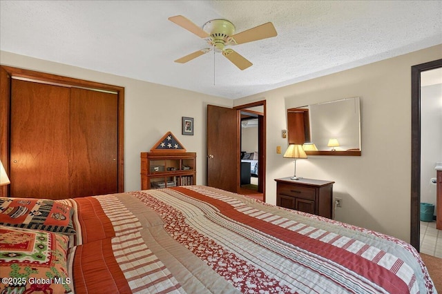 585 Logtown Rd, Glen, NY 12072 - bedroom featuring a closet and a ceiling fan