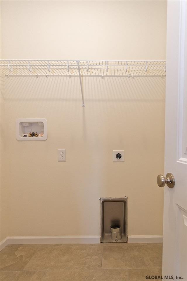 1E Brison St, North Greenbush, NY 12180 - laundry room featuring electric dryer hookup and hookup for a washing machine