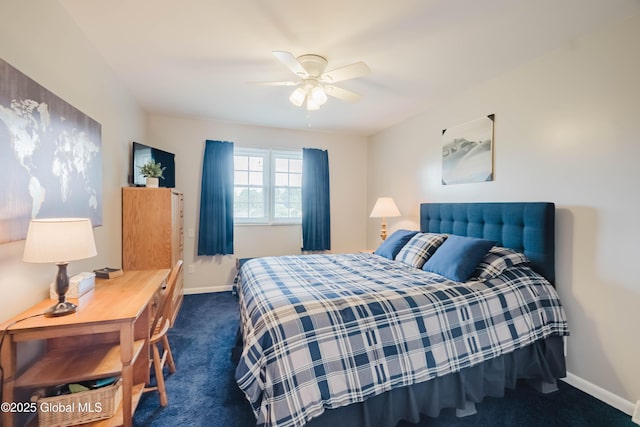 34 Aspen Rd, Colonie, NY 12110 - bedroom with carpet flooring and a ceiling fan