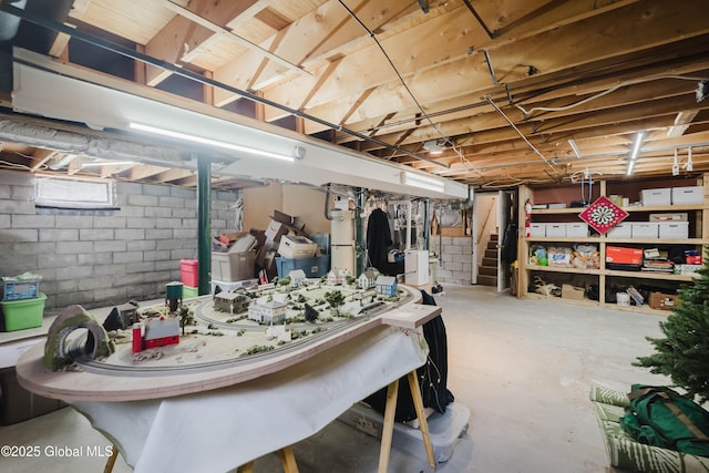 34 Aspen Rd, Colonie, NY 12110 - basement featuring stairs