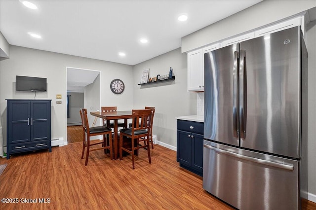 5 Pine Crst, Malta, NY 12019 - dining area with wood finished floors and recessed lighting