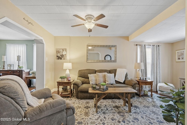 2730 Denver Ave, Rotterdam, NY 12306 - living area featuring ceiling fan