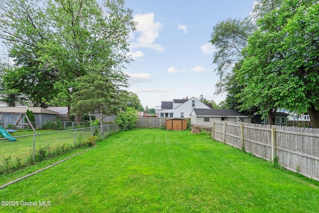 2730 Denver Ave, Rotterdam, NY 12306 - fenced backyard with a storage shed