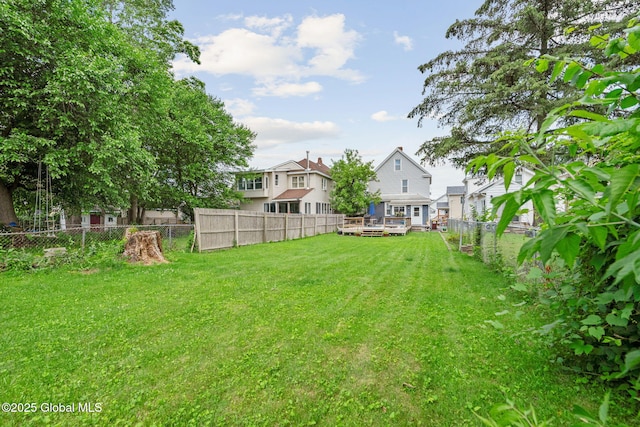 2730 Denver Ave, Rotterdam, NY 12306 - fenced backyard featuring a deck