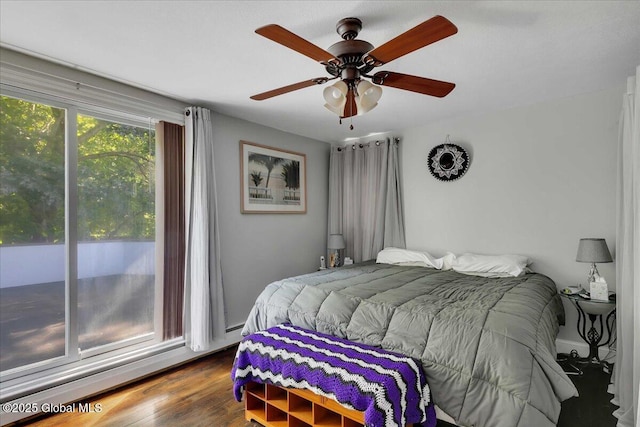 3140 State Route 5s, Danube, NY 13339 - bedroom with wood finished floors and a ceiling fan