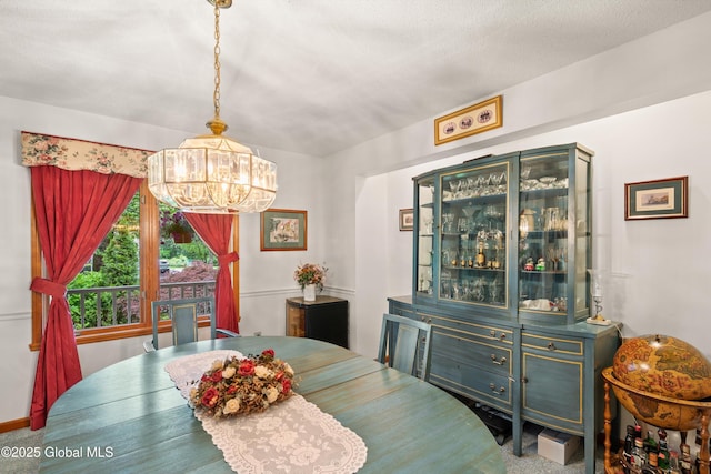 69 Deer Run Holw, Halfmoon, NY 12065 - dining space featuring a chandelier
