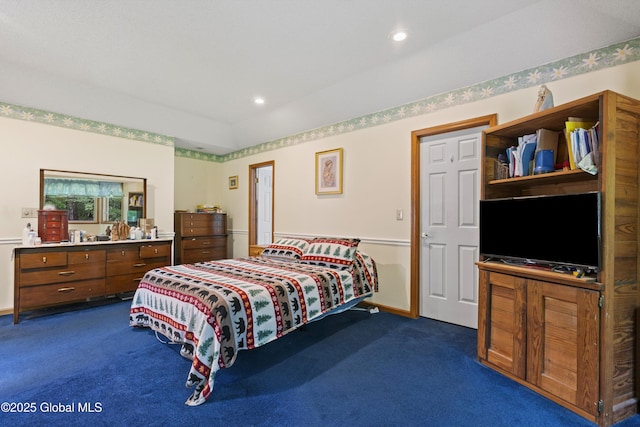69 Deer Run Holw, Halfmoon, NY 12065 - bedroom with dark colored carpet and recessed lighting
