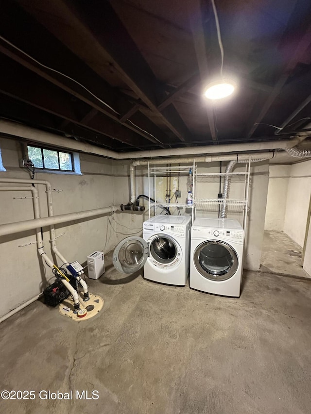 945 Morgan Ave, Niskayuna, NY 12309 - laundry room featuring washing machine and dryer