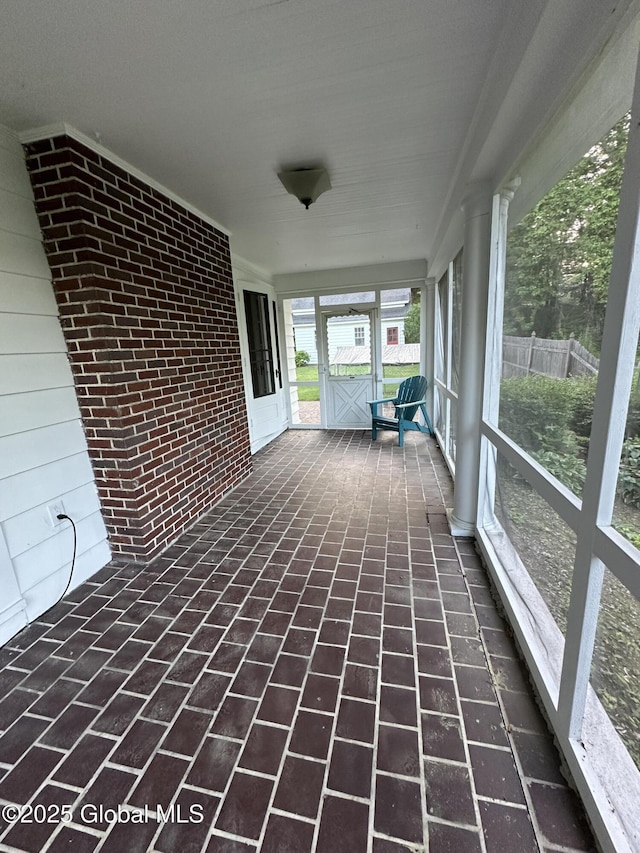 945 Morgan Ave, Niskayuna, NY 12309 - view of unfurnished sunroom