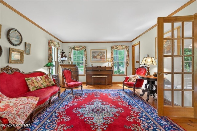 6 Leaward Way, Saratoga Springs, NY 12866 - living area featuring ornamental molding and wood finished floors