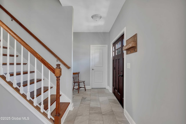 9 Sebring Ave, Colonie, NY 12205 - entryway featuring stairs and baseboards
