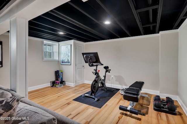 9 Sebring Ave, Colonie, NY 12205 - exercise room with wood finished floors and baseboards