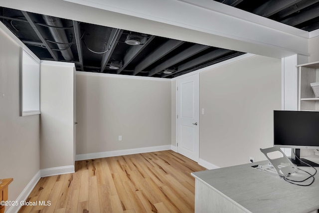 9 Sebring Ave, Colonie, NY 12205 - finished basement featuring wood finished floors