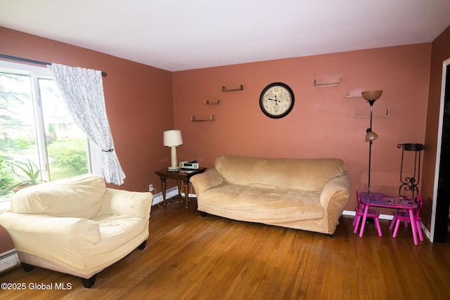 46 Cindy Crest Dr, Rotterdam, NY 12306 - living room featuring wood finished floors