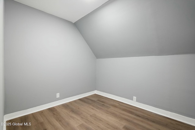 55 Spring Ave, Troy, NY 12180 - additional living space featuring lofted ceiling and wood finished floors