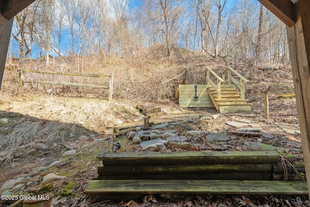 55 Spring Ave, Troy, NY 12180 - view of yard featuring stairway