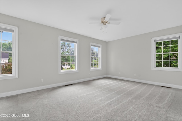 10 Sweetbriar Dr, Wilton, NY 12831 - empty room featuring plenty of natural light, carpet, and ceiling fan