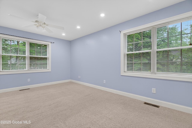 10 Sweetbriar Dr, Wilton, NY 12831 - carpeted spare room featuring ceiling fan and recessed lighting