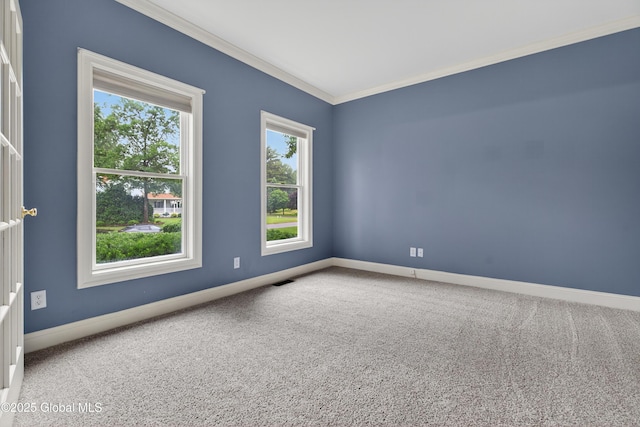 10 Sweetbriar Dr, Wilton, NY 12831 - spare room featuring ornamental molding and carpet
