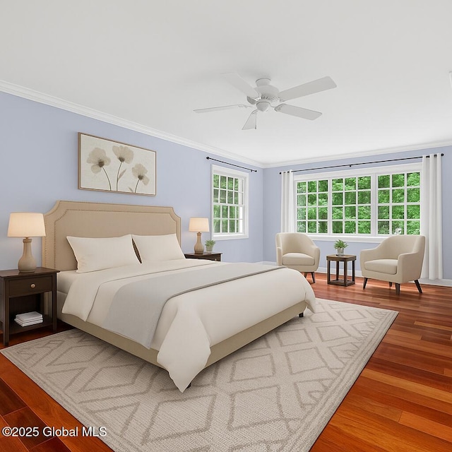 10 Sweetbriar Dr, Wilton, NY 12831 - bedroom featuring crown molding and wood finished floors
