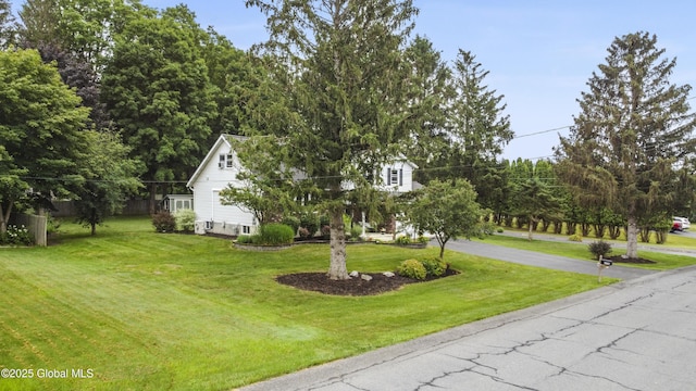 6458 Vosburgh Rd, Guilderland, NY 12009 - view of property hidden behind natural elements with a front yard