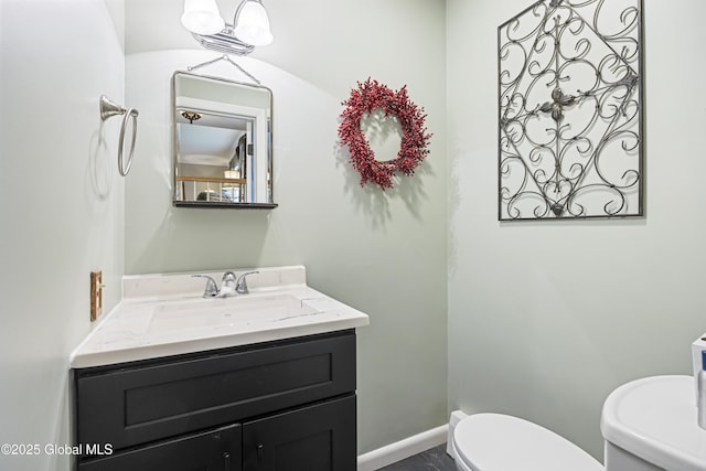6458 Vosburgh Rd, Guilderland, NY 12009 - half bathroom with toilet and vanity