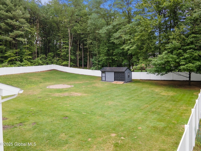 5012 Juniper Ln, Guilderland, NY 12303 - fenced backyard with a storage shed