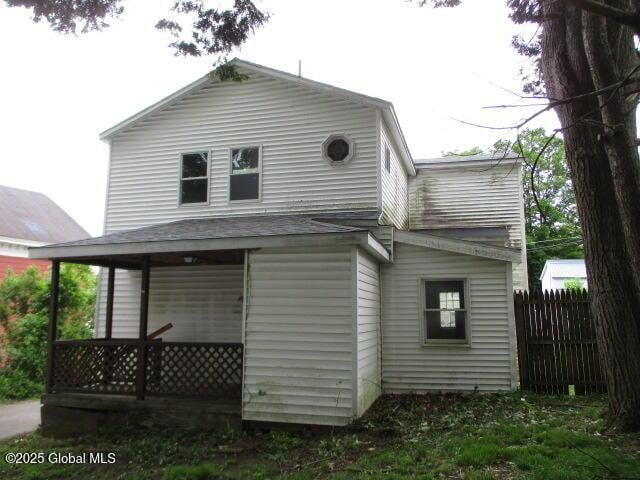 12 Chestnut St, Gloversville, NY 12078 - rear view of house