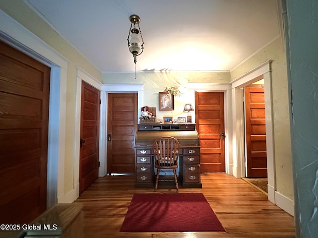 35 Walnut St, Canajoharie, NY 13317 - bar featuring wood finished floors and ornamental molding