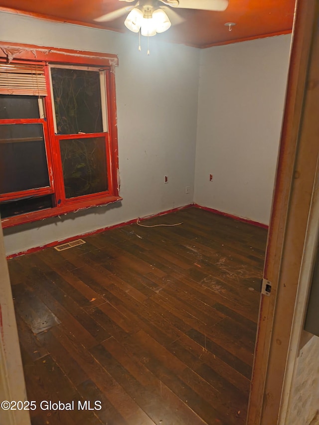479 Junction Rd, Esperance, NY 12066 - spare room featuring wood-type flooring and ceiling fan